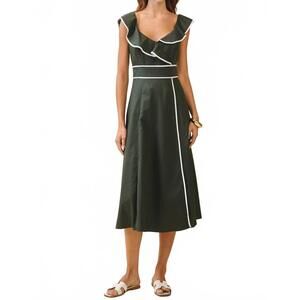 NEW TCEC hunter midi dress in green